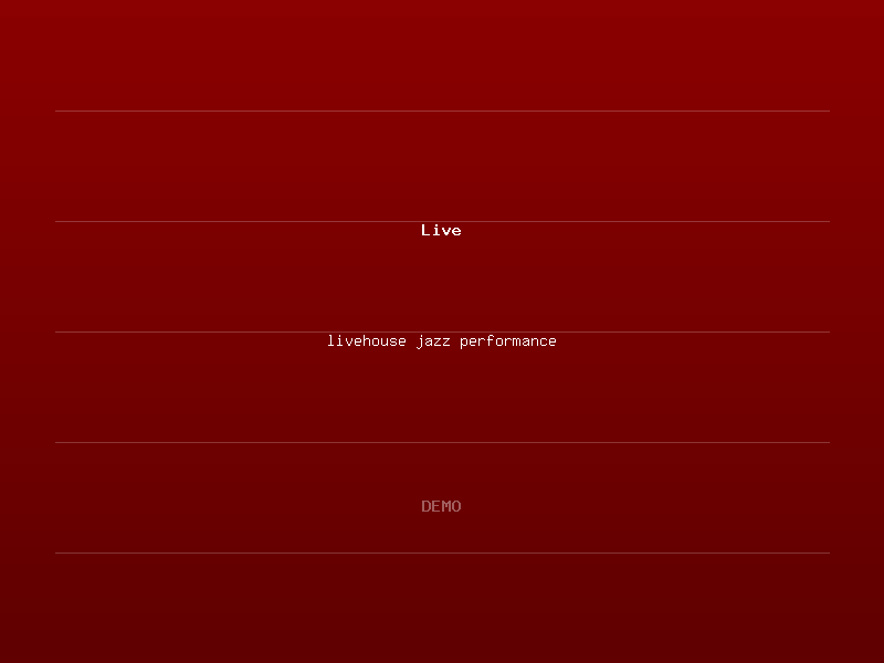 LiveHouse 爵士演出