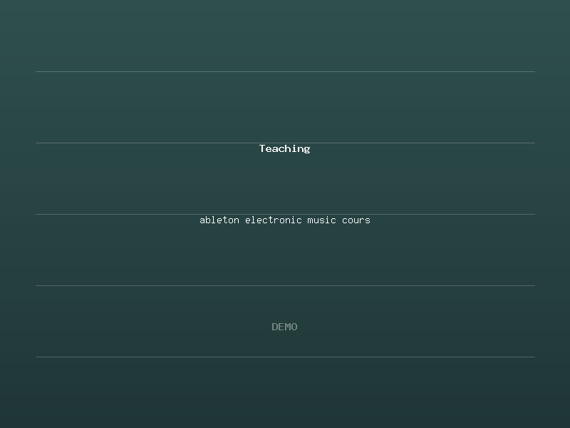 Ableton 電子音樂製作課